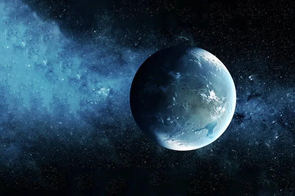 Exoplaneta Distante Elementos Desta Imagem Fornecidos Pela Nasa Foto Alta — Fotografia de Stock