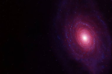 Galaksi, yıldızların arka planında nebula. Bu görüntünün elementleri NASA tarafından döşendi. Yüksek kalite fotoğraf
