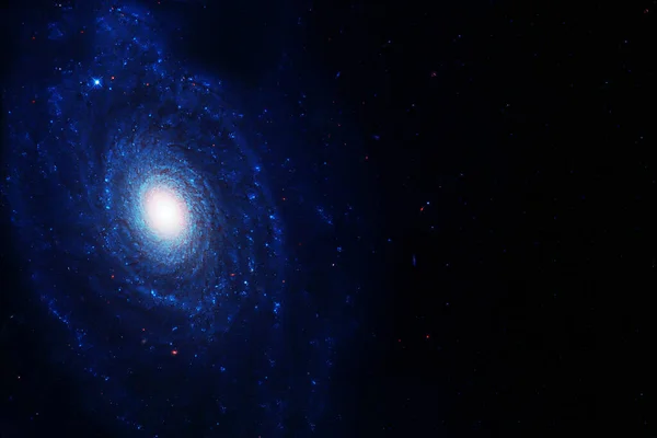 Jasná Krásná Galaxie Purpurových Tónech Prvky Tohoto Obrazu Byly Poskytnuty — Stock fotografie