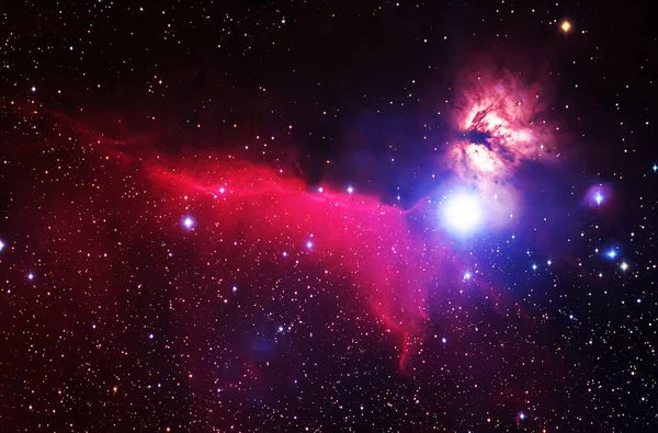 Nebulosa Espacio Brillante Con Estrellas Elementos Esta Imagen Proporcionados Por — Foto de Stock
