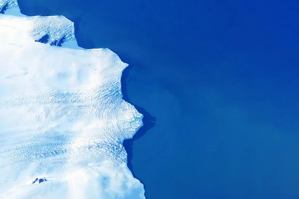 Antarctique Depuis Espace Éléments Cette Image Fournis Par Nasa Photo — Photo