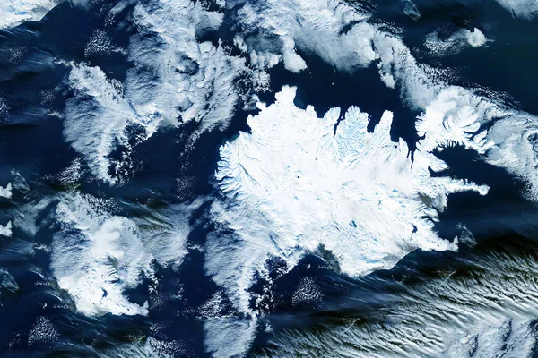 Antarctica Vanuit Ruimte Elementen Van Dit Beeld Geleverd Door Nasa — Stockfoto