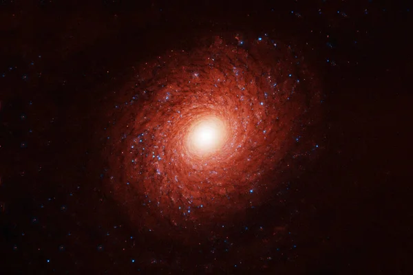 Червона Галактика Елементи Цього Зображення Надані Наса Фотографія Високої Якості Стокова Картинка