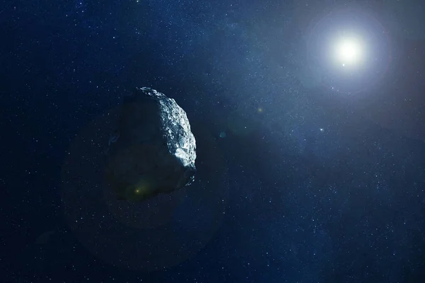 Астероид Космосе Элементы Этого Изображения Предоставлены Наса Высокое Качество Фото — стоковое фото