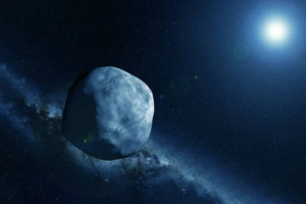 Астероїд Космосі Елементи Цього Зображення Надані Наса Фотографія Високої Якості — стокове фото