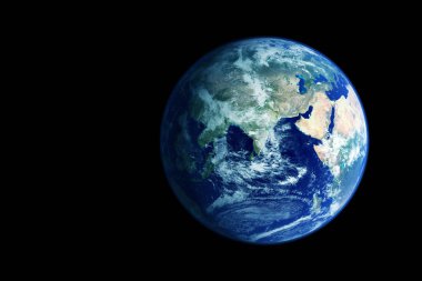 Su tarafından Dünya gezegeni. Bu görüntünün elementleri NASA tarafından döşenmiştir. Yüksek kalite fotoğraf