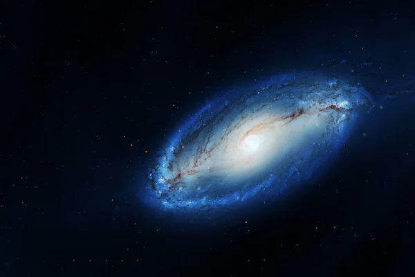 深空中美丽的星系这张照片的内容由Nasa提供 高质量的照片 — 图库照片