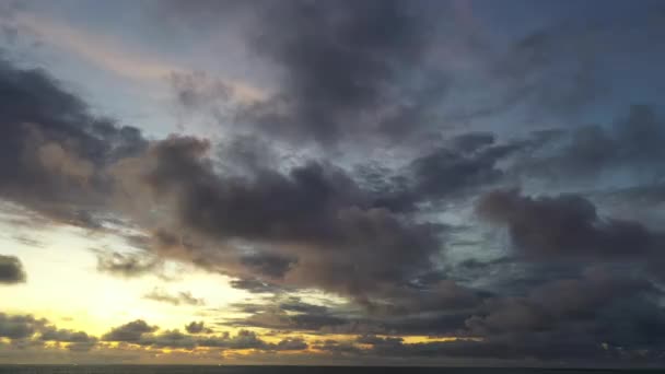 Прекрасне Небо Заходу Сонця Фон Природи — стокове відео