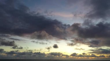 Güzel günbatımı gökyüzü, doğa arka plan 