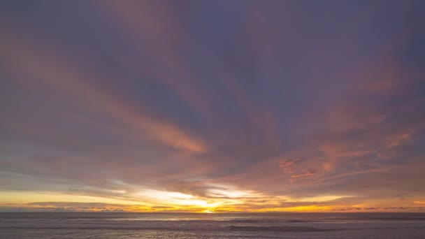 Spiaggia Phuket Mare Thailandia Paesaggi Vista Mare Spiaggia Sabbia Cielo — Video Stock