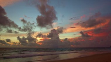 Karon Beach, Phuket güzel gün batımı