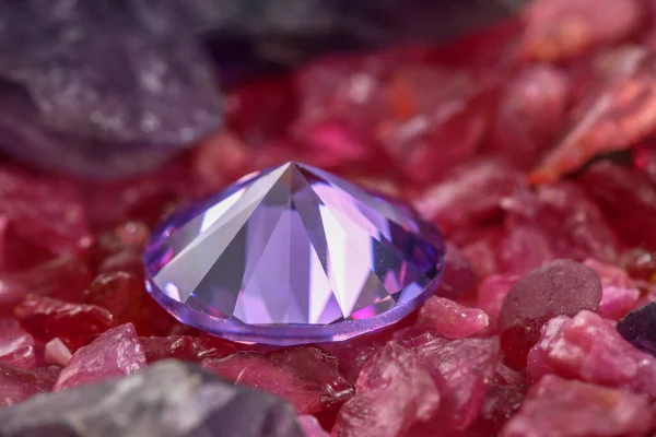 자수정 다이아몬드 — 스톡 사진