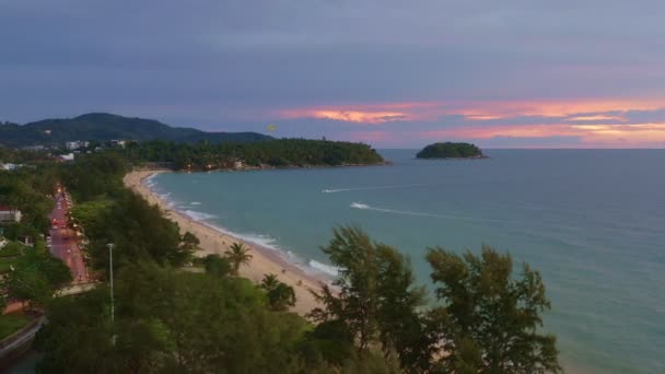 Méditation Océan Fond Ciel Majestueux Coucher Soleil Lever Soleil Fond — Video