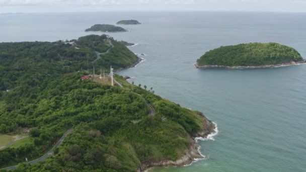 Vista Aérea Ponto Vista Sunset Que Atraem Turistas Ponto Vista — Vídeo de Stock