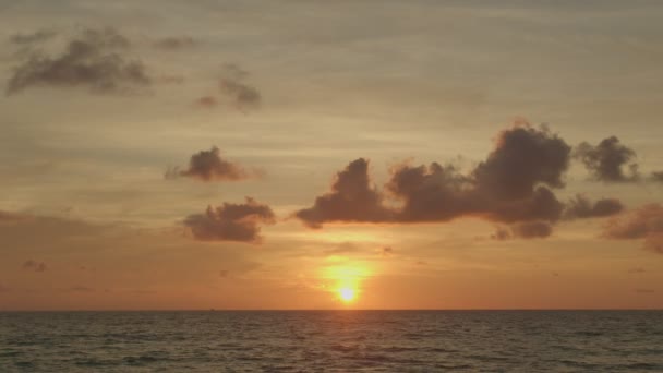 Golden Sky Sunset Ocean Video Nature Video High Quality Footage