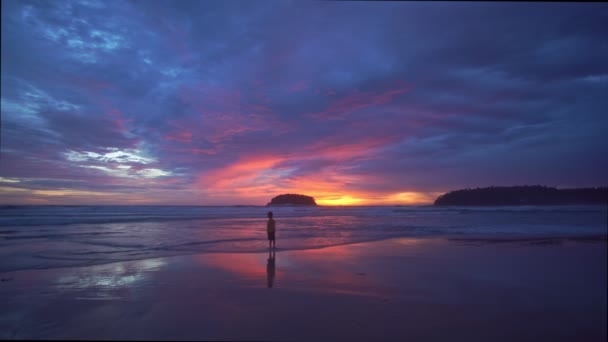 Scenery Sweet Sky Sun Sea Beautiful Sky Sunset Kata Beach — Wideo stockowe