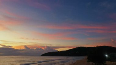 Karon Beach, Phuket güzel gün batımı