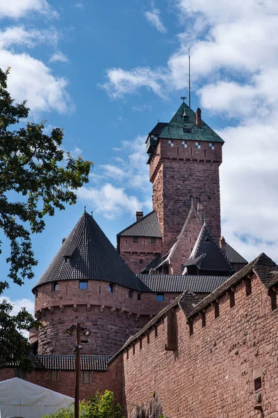 Castello Haut Koeningsbours Alsazia Francia — Foto Stock