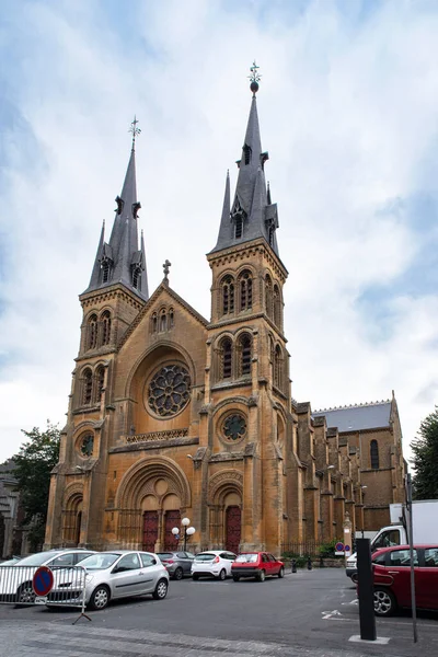 Gebouw Van Kerk Van Saint Remi Stad Charleville Mzire Frankrijk — Stockfoto