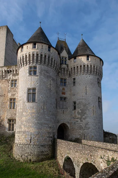 Średniowieczny Zamek Nogent Rotrou Regionie Perche Francji — Zdjęcie stockowe