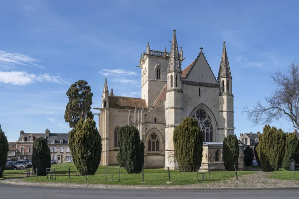 Buitenarchitectuur Van Kerk Van Dives Sur Mer Normandië Frankrijk — Stockfoto