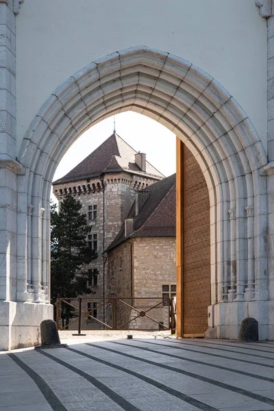 Edifícios Cidade Annecy Nos Alpes França — Fotografia de Stock