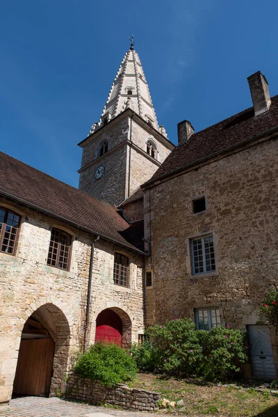 Architecture Village Baume Les Messieurs Jura France — Stockfoto