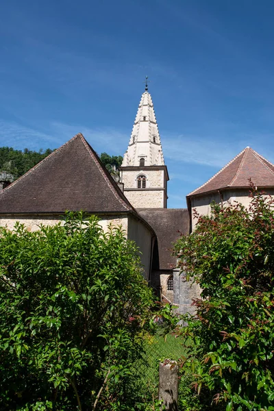 Architecture Village Baume Les Messieurs Jura France — Stockfoto