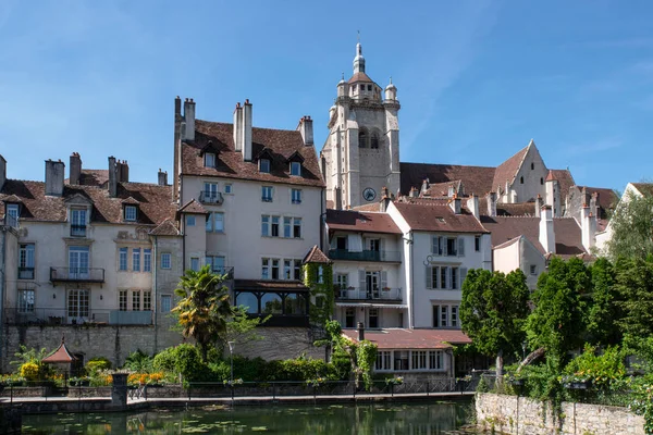 Cathedral Architecture City Dole Jura France — Zdjęcie stockowe