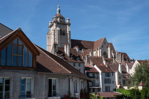 Cathédrale Architecture Ville Dole Dans Jura France — Photo