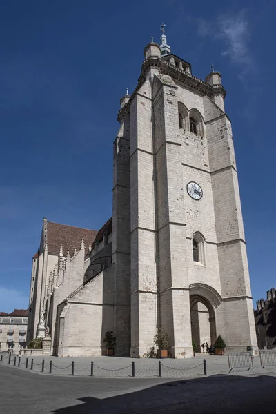 Kathedraal Architectuur Van Stad Dole Jura Frankrijk — Stockfoto