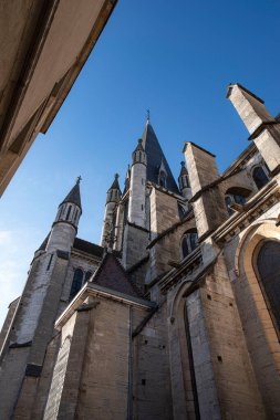 Kilisenin mimarisi Notre Dame de Dijon, Burgundy, Fransa