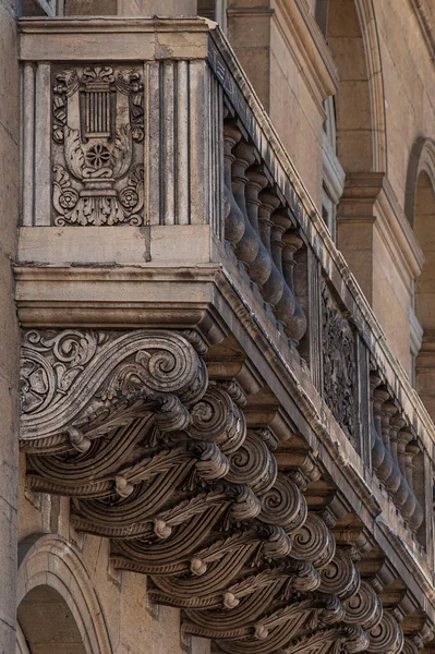 Detalhe Arquitetura Edifícios Cidade Dijon — Fotografia de Stock