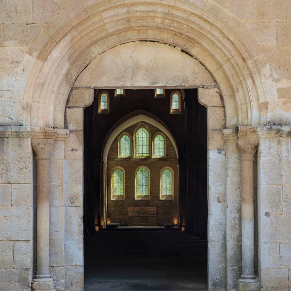 Architektura Cisterciáckého Opatství Fontenay Burgundsku Francie — Stock fotografie