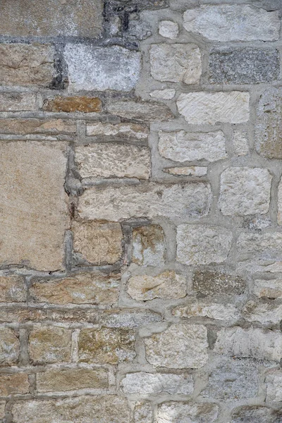 Nieregularna Brązowa Struktura Ściany Kamienia — Zdjęcie stockowe