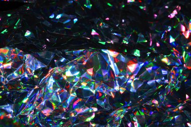 Bir Holografik Bilimkurgu Fütüristik Vibe Soyut Parlak Arkaplan