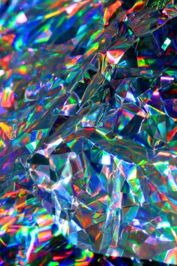 Bir Holografik Bilimkurgu Fütüristik Vibe Soyut Parlak Arkaplan