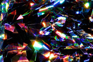 Bir Holografik Bilimkurgu Fütüristik Vibe Soyut Parlak Arkaplan