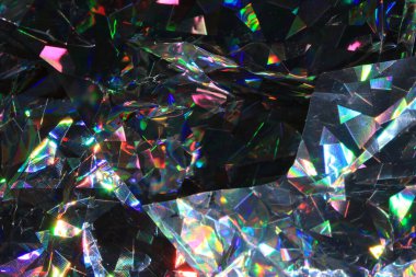 Bir Holografik Bilimkurgu Fütüristik Vibe Soyut Parlak Arkaplan