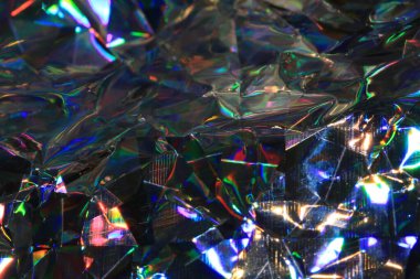 Bir Holografik Bilimkurgu Fütüristik Vibe Soyut Parlak Arkaplan