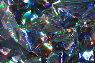 Bir Holografik Bilimkurgu Fütüristik Vibe Soyut Parlak Arkaplan