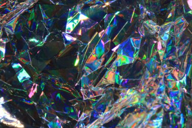 Bir Holografik Bilimkurgu Fütüristik Vibe Soyut Parlak Arkaplan