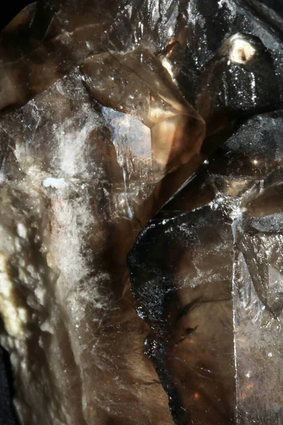 Quartzo Cristal Espiritual Semi Pedra Preciosa Close — Fotografia de Stock
