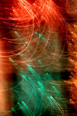 Canlı Renkler Neon Çizgileri Dijital Işık Arkaplanı