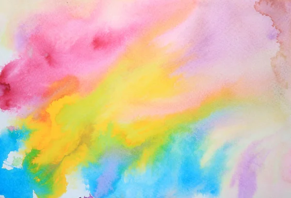 Ein Aquarell Splatter Paint Abstract Blended Background — Stockfoto