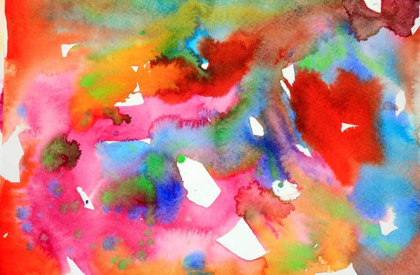 Watercolour Splatter Paint Abstract Blended Background — Stock Photo, Image