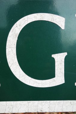 Sıkıntılı Durum Tipografisinde Yazılı Sözcük Bulundu Harf g