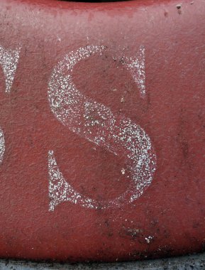 Sıkıntılı Durum Tipografisinde Yazılı Sözcükler Bulundu