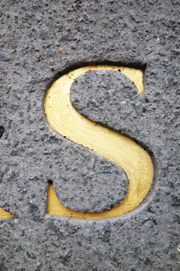 Sıkıntılı Durum Tipografisinde Yazılı Sözcükler Bulundu