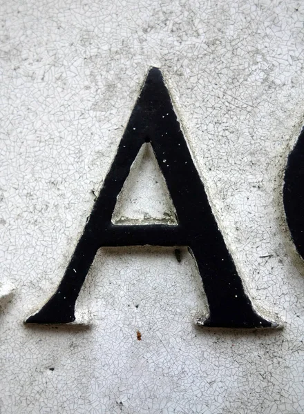 Uma Redação Escrita Estado Angustiado Tipografia Encontrada Carta — Fotografia de Stock